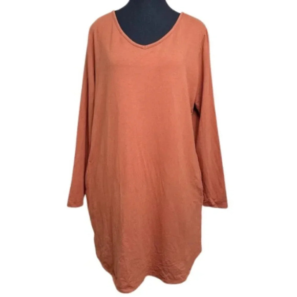 Lost in Layers Womens S/M Handmade Long Sleeve Long Sleeve Stretch Jersey Dress - Picture 1 of 14